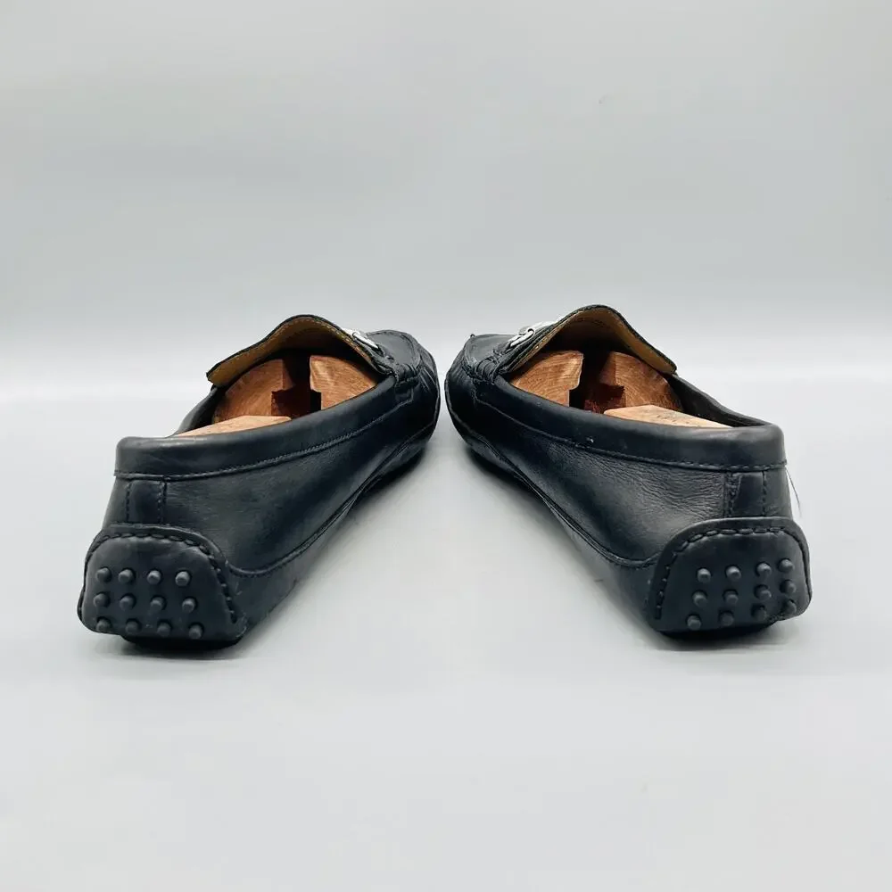 Cole Haan Shoes Mens 13 Black Leather Bit Driving Moc Loafers Casual Comfort